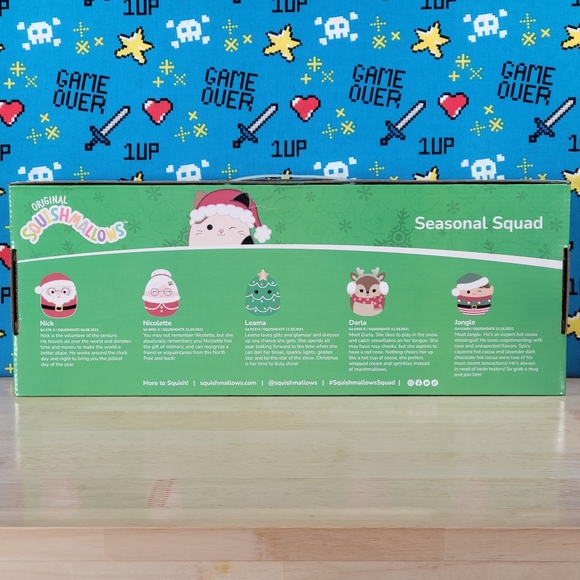 Squishmallow Seasonal Squad 5 Pack 4" UltraSoft Christmas Holiday Plush Set New - Picture 2 of 9